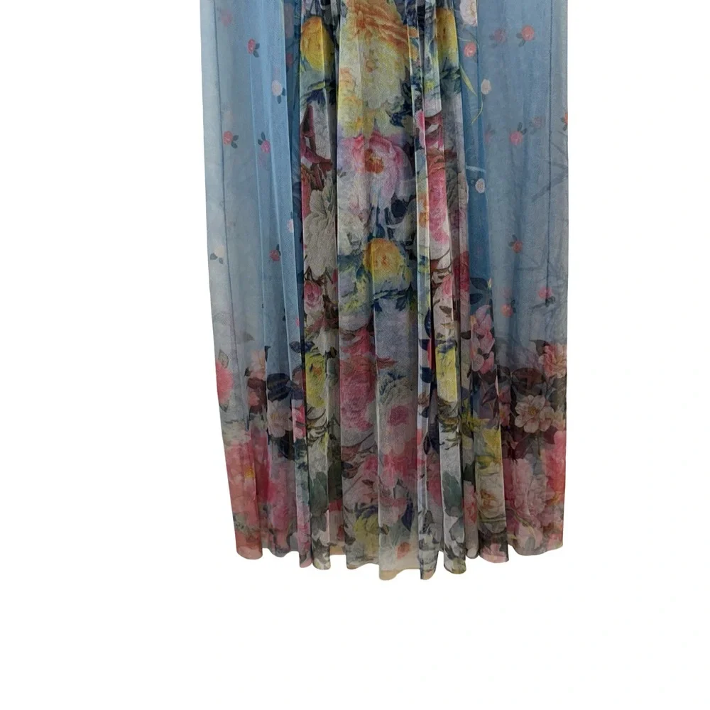 Johnny Was Multicolor Floral Maxi Dress - Picture 4 of 11
